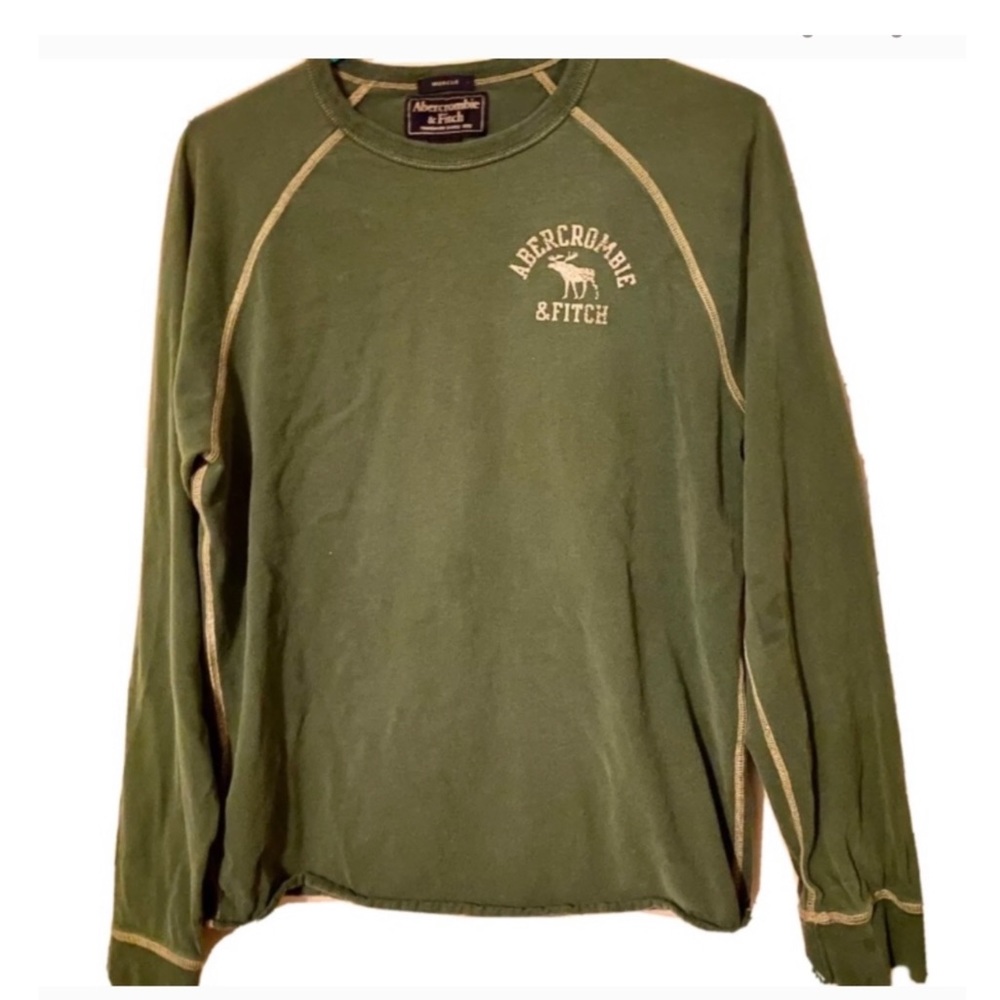 Vintage Abercrombie & Fitch Green Tshirt